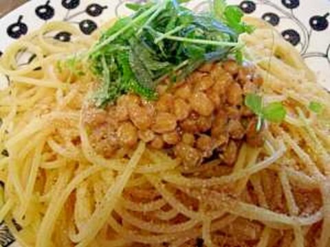 納豆パスタ★和風でヘルシー